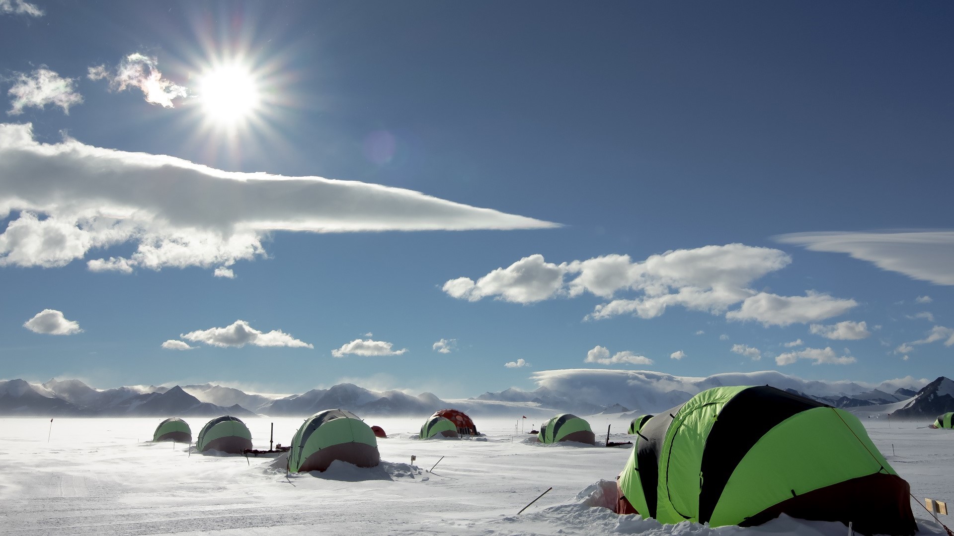 Arktis Tours - Flugexpedition zum Südpol - Union Glacier Camp