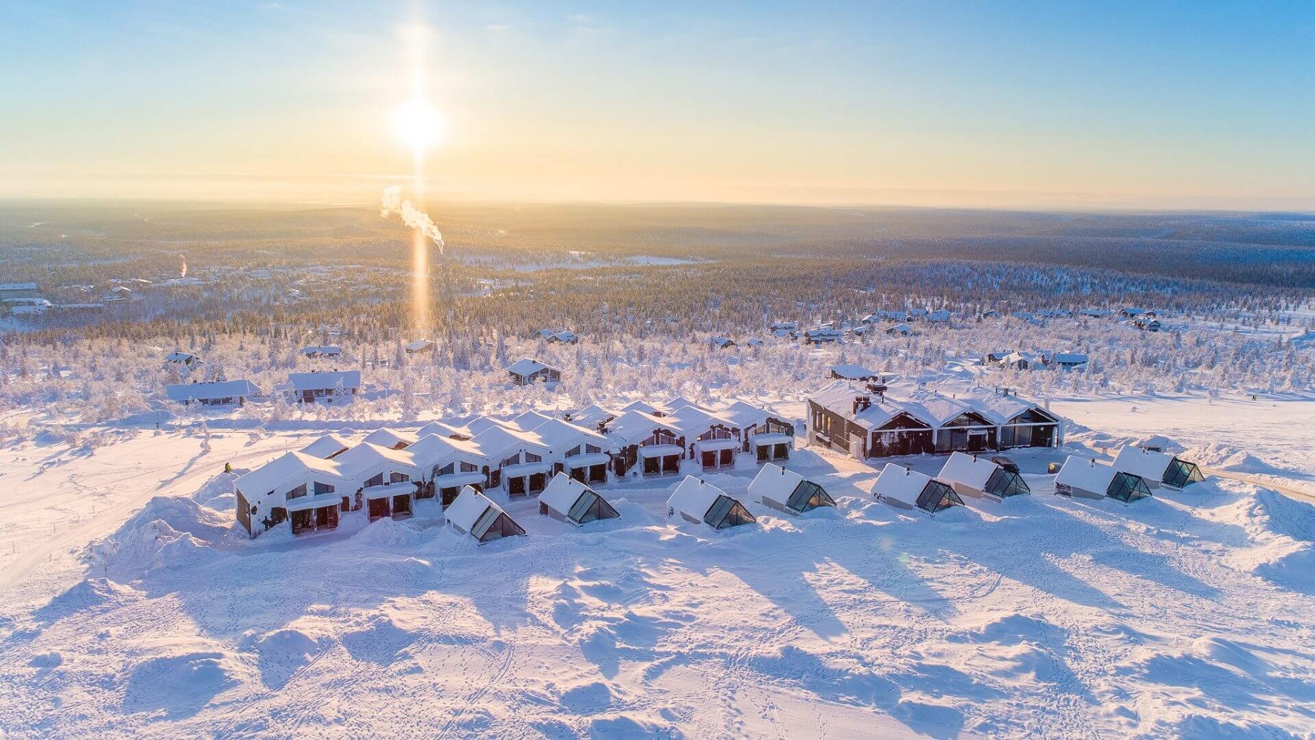 Arktis Tours - Traumhaftes Winterpanorama im Star Arctic - Saariselkä