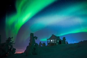 Finnland Reise - Polarlichtbeobachtung