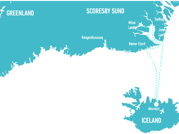 Arktis Tours, Oceanwide Expeditions, Scoresbysund und Polarlichter Grönland