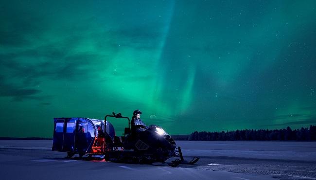 Arktis Tours - Aurora Borealis am Polarkreis - Apukka Resort Rovaniemi Snowtrain