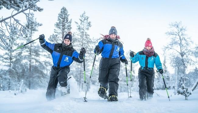 Arktis Tours Wintererlebnisse im Herzen Inaris - Wilderness Hotel Juutua Schneeschuhtour